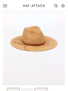 Hat Attack Natural Tan Straw Fedora